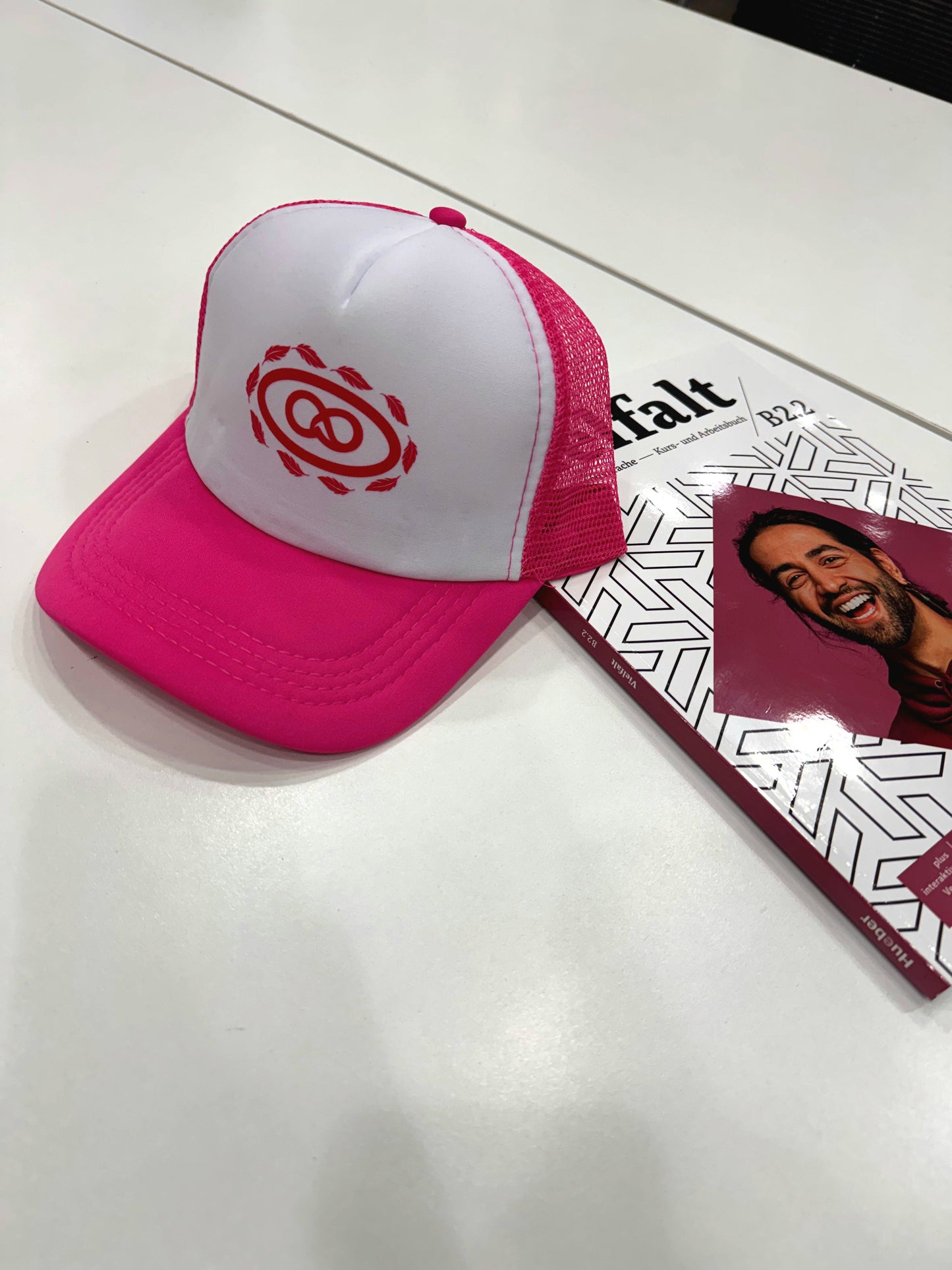 GINO MFA MONOGRAM TRUCKER HAT