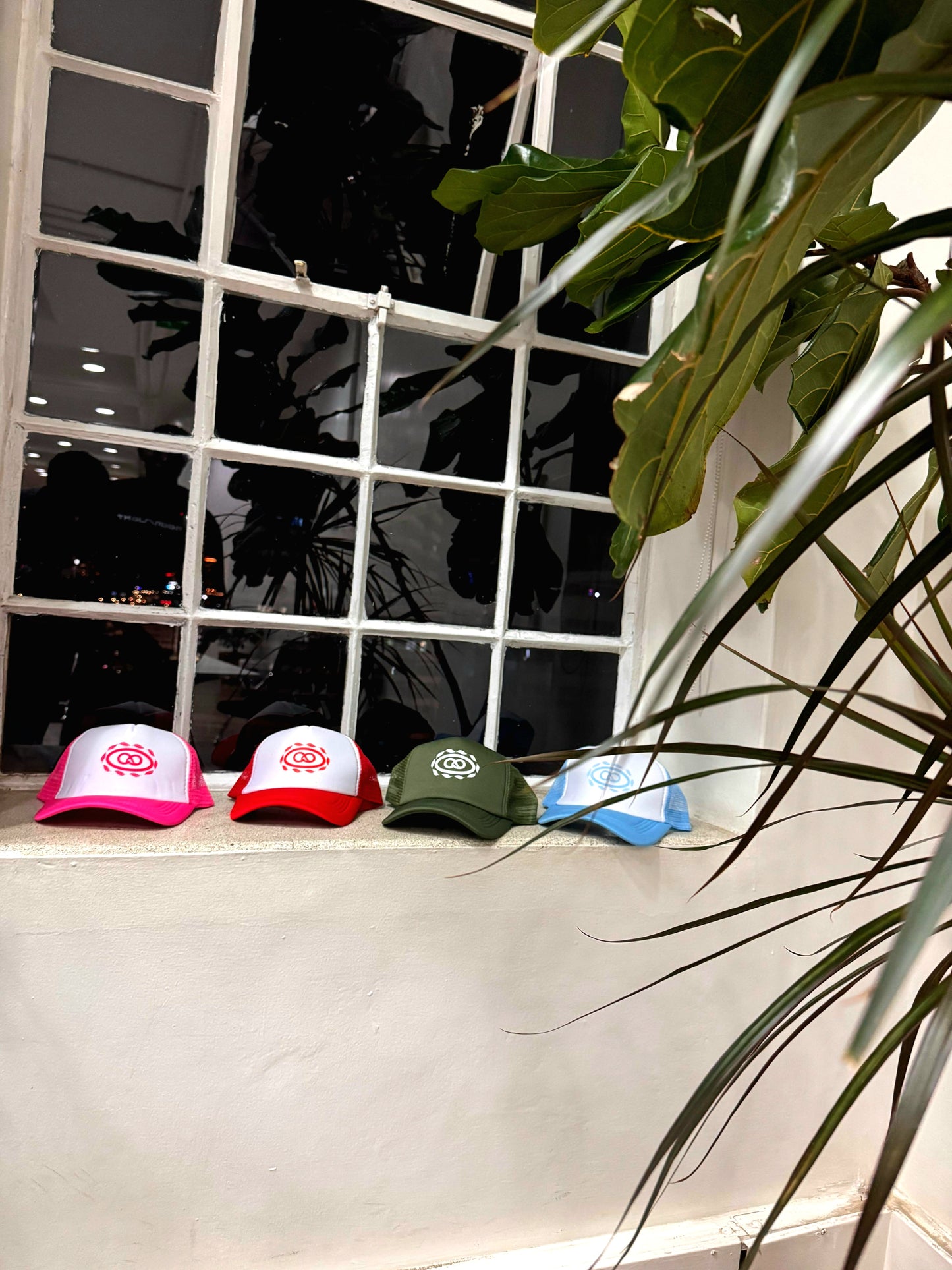 GINO MFA MONOGRAM TRUCKER HAT
